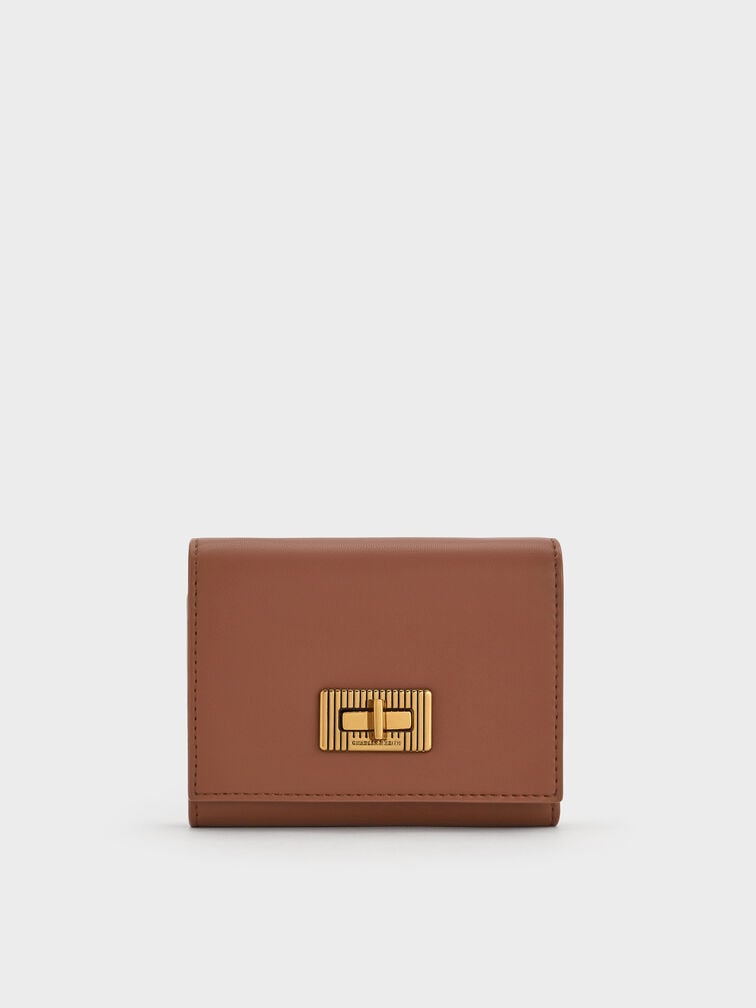 Charles & Keith Wallet/Cross Body Bag - Brown