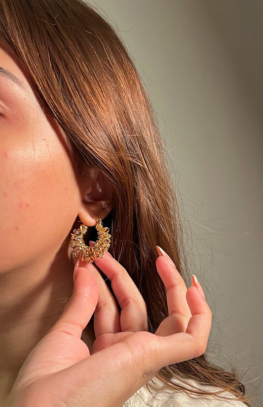 Gilded Hoops