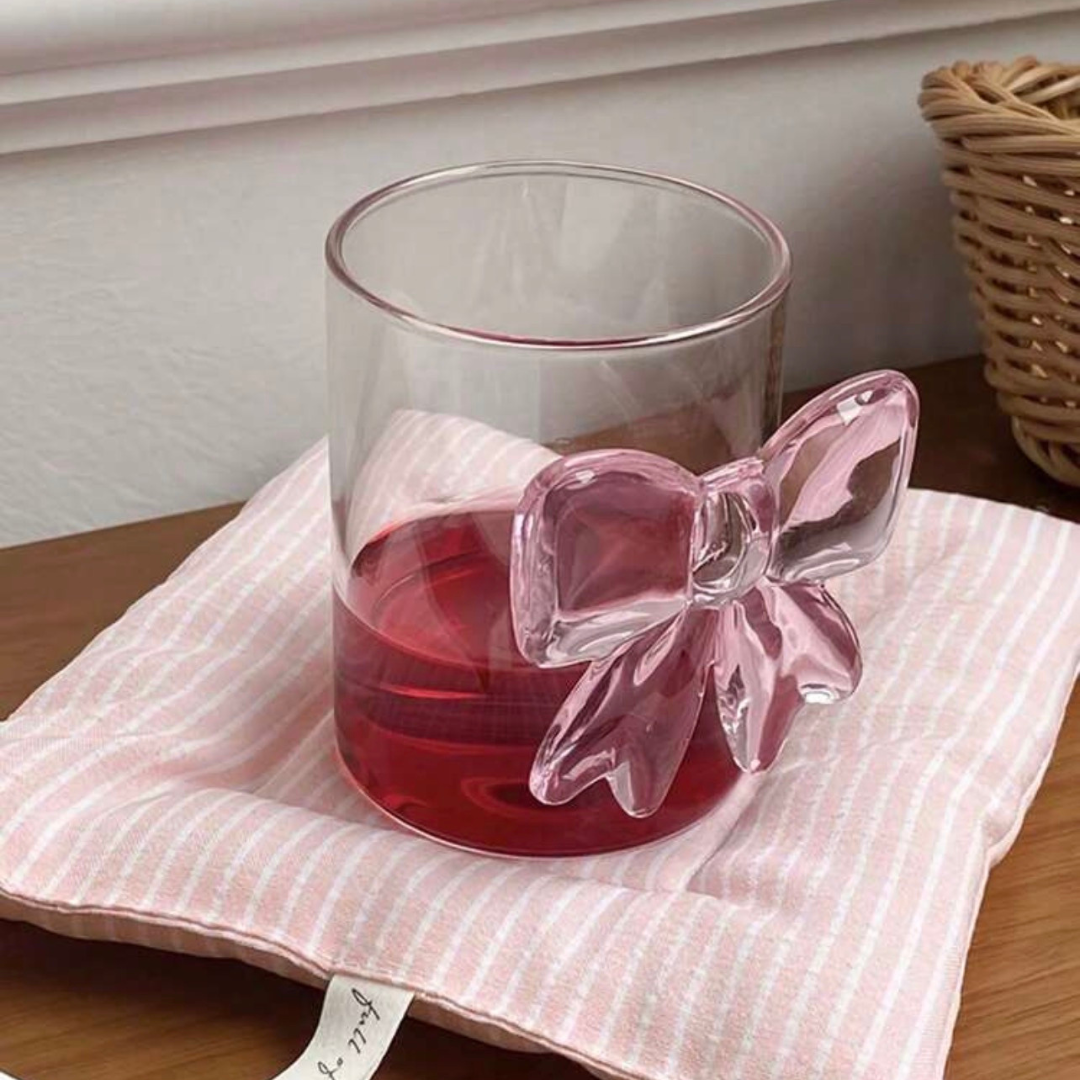 Pink Bow Drinkware