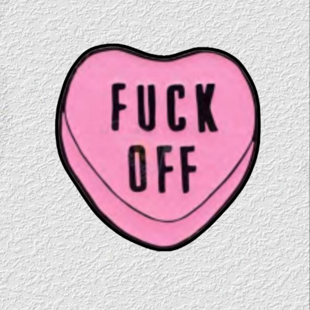Fuck Off Phone Sticker Charm