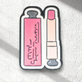 Lipstick Phone Sticker Charm