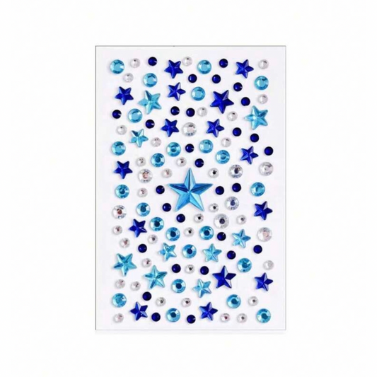 Blue Star Whimsical Stickers (Delivery after 4-5 working days)