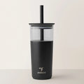 Ice Coffee Tumbler - Black 20 Oz