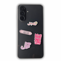 Metal Phone Sticker Charm Bundle 9 ( Pack of 4 )