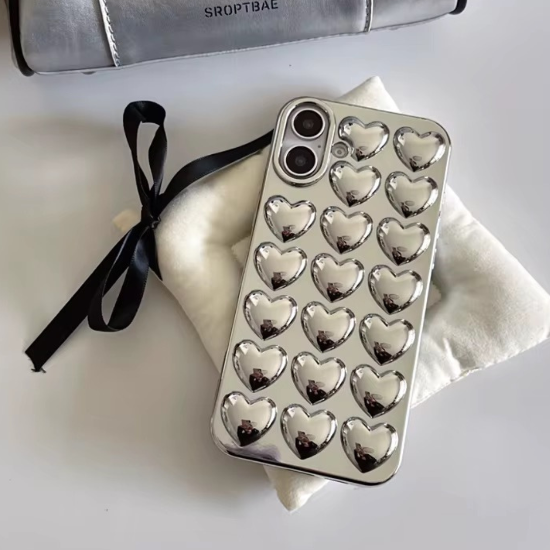 Bubble Phone Case - Silver