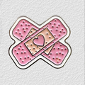 Heart Bandage Phone Sticker Charm