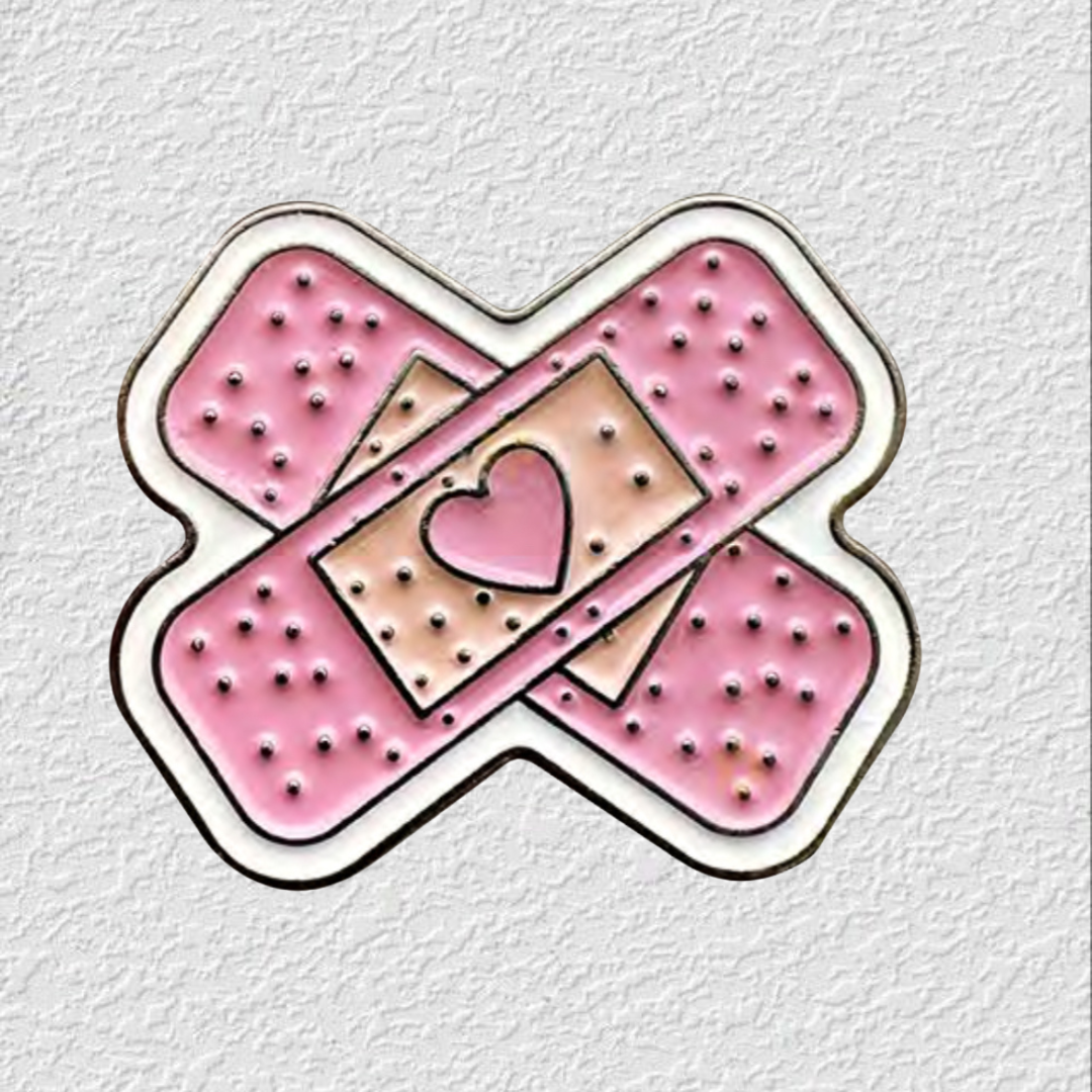 Heart Bandage Phone Sticker Charm