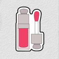 Lipstick Phone Sticker Charm