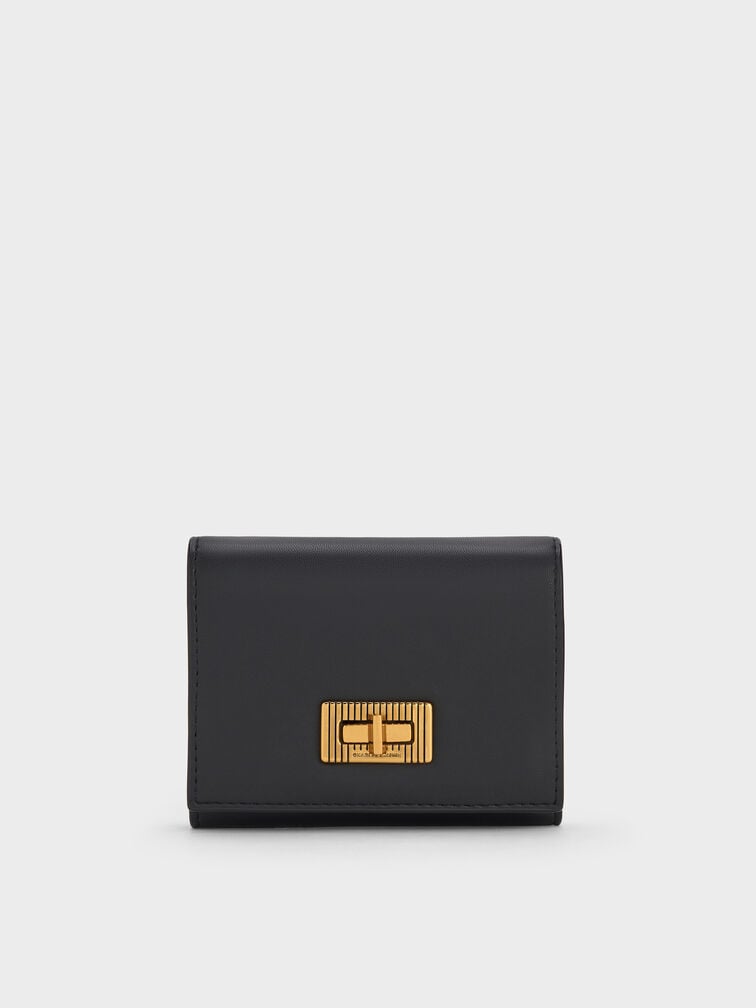 Charles & Keith Wallet/Cross Body Bag - Black