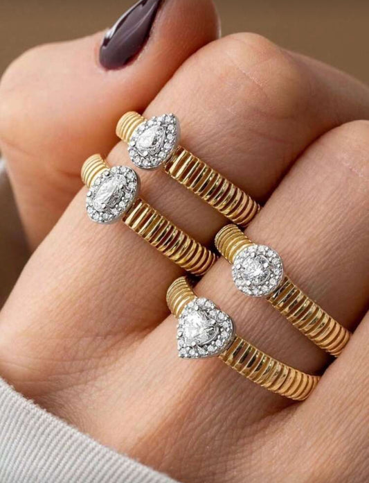Gold Drip Ring