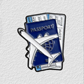 Passport Phone Sticker Charm