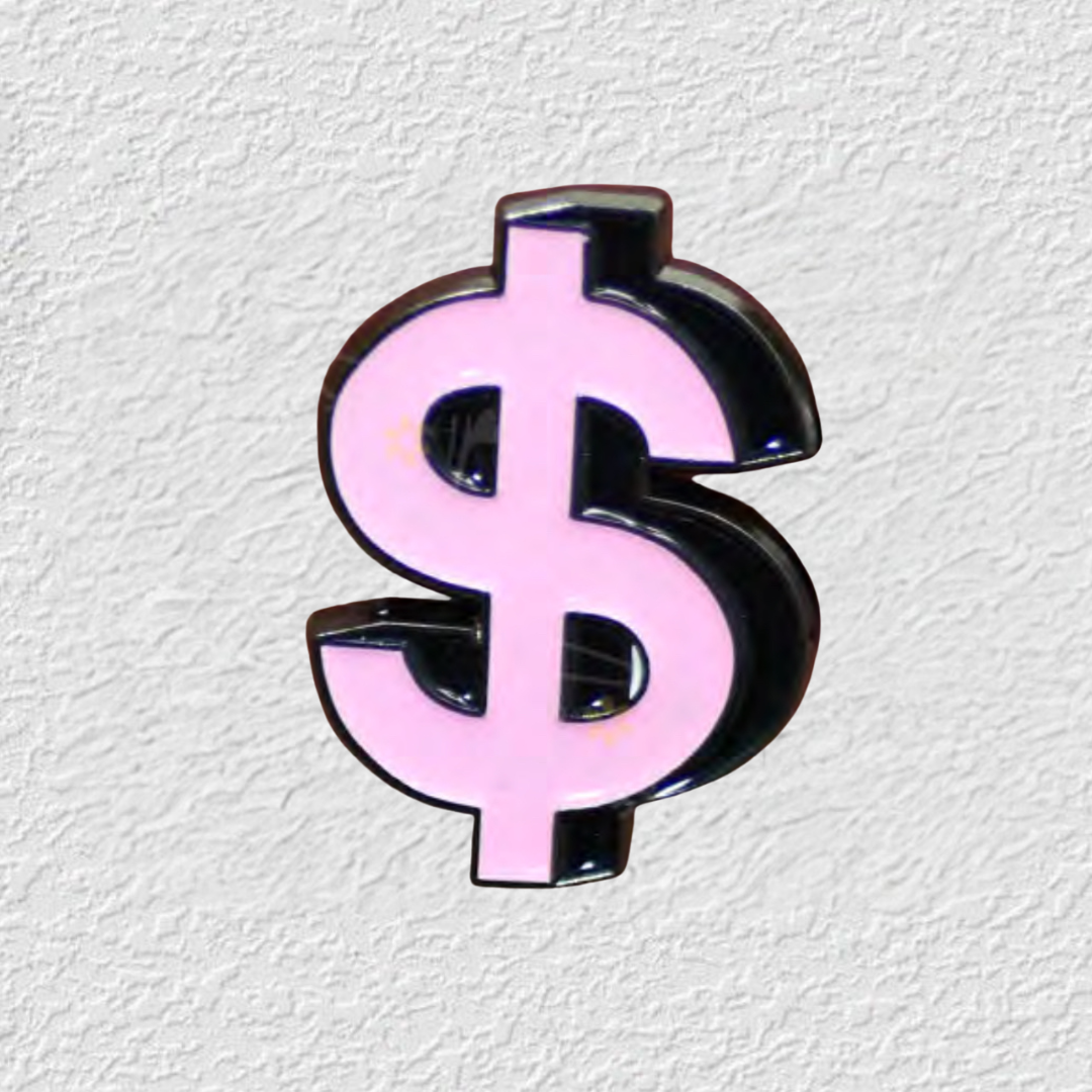 Dollar Sign Phone Sticker Charm