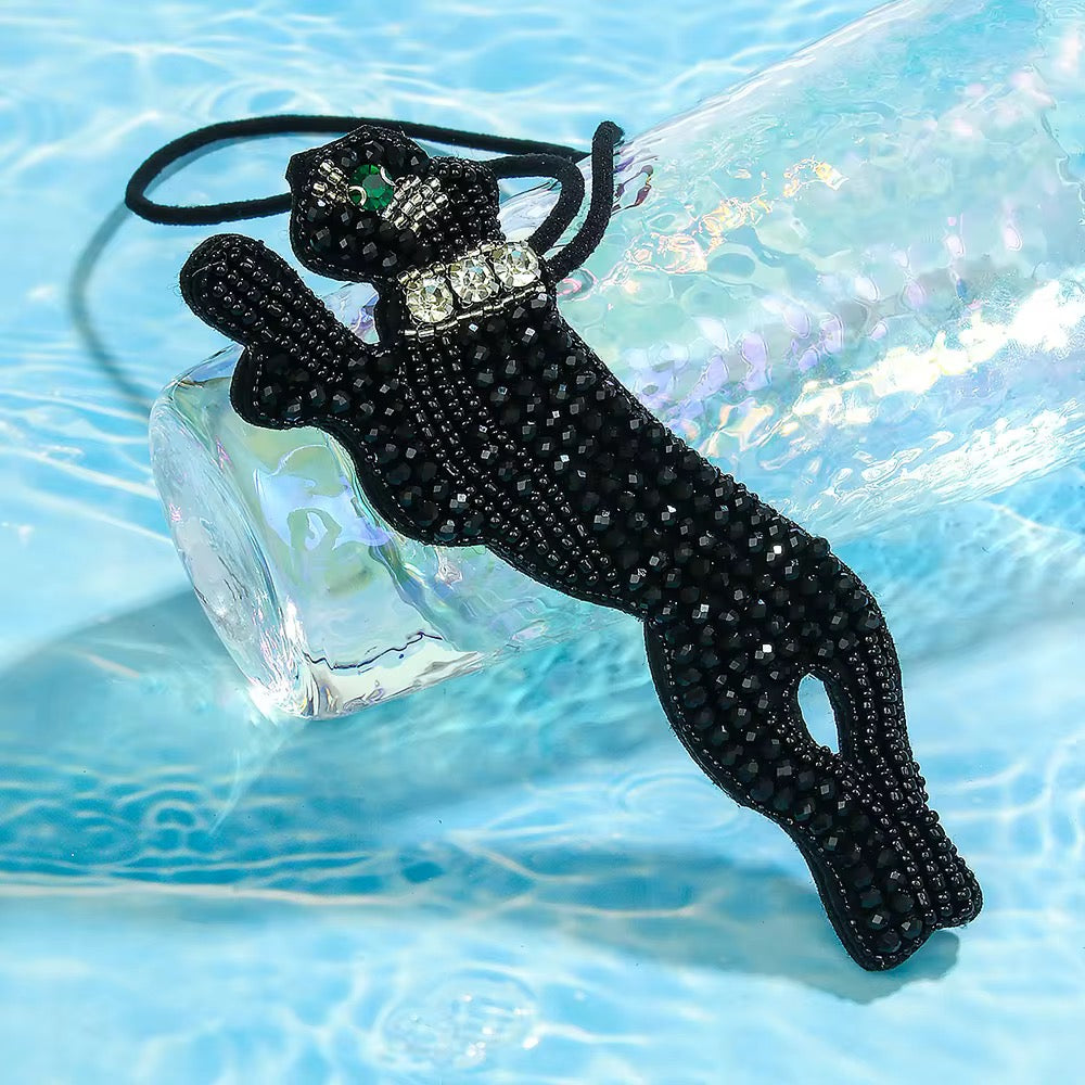 Black Leopard - Bag Charm