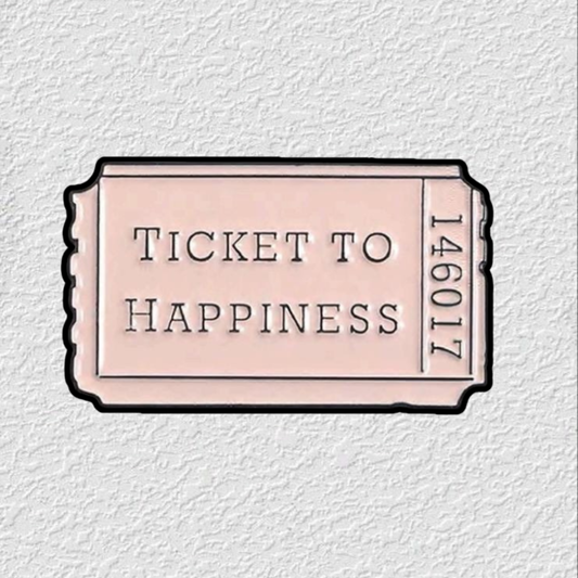 Ticket to happiness Phone Sticker Charm