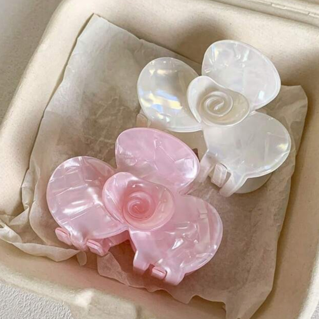 Rose Quartz Hair Claw