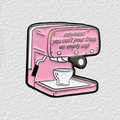 Coffee machine Phone Sticker Charm