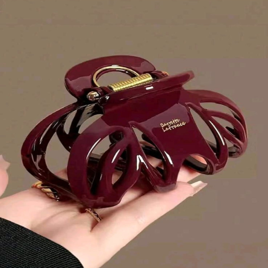 Quartz Hair Claw Mehroon