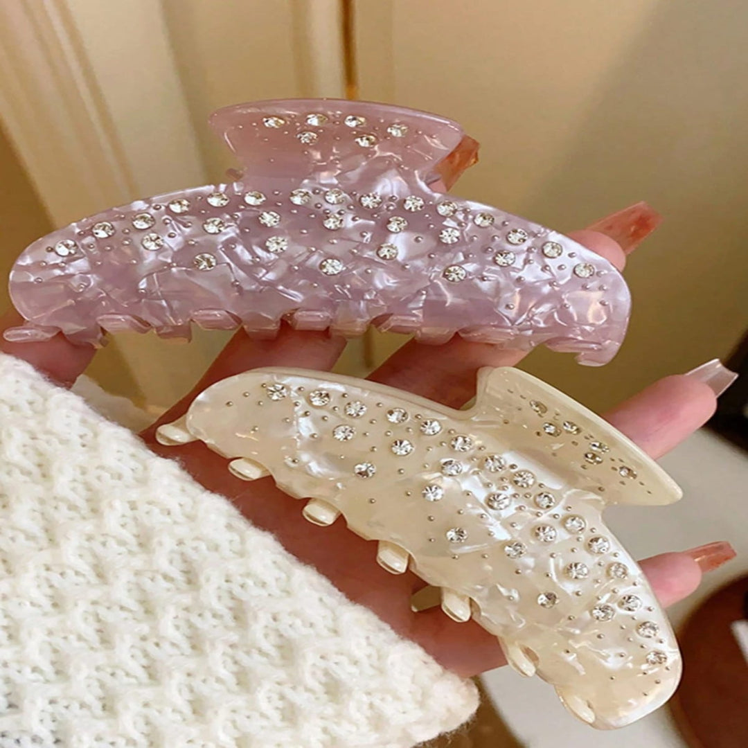 Retro Hair Claw Pink