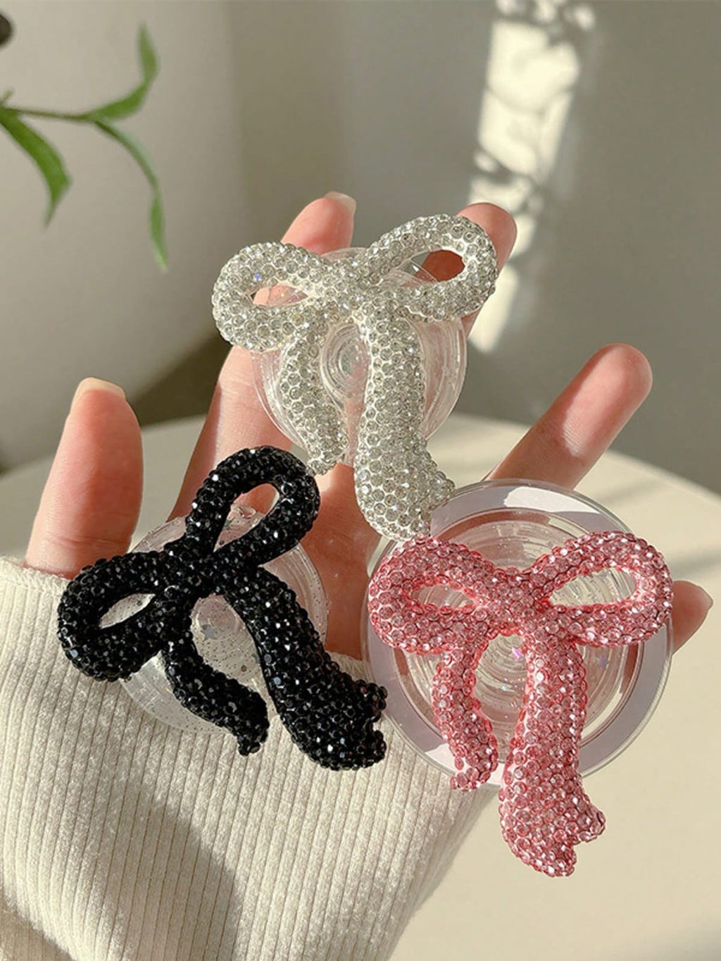 Pink Bow Grip